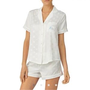 Kate Spade Mrs. Polka Dot Short Bridal Set!  NWOT!  XS!